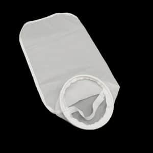 90 Micron Nylon Liquid Filter Bag,Sewn,Stainless Steel Ring, Size #5-150*560mm