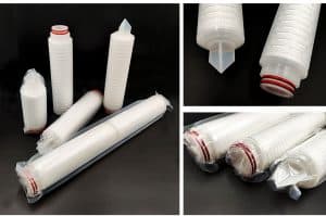 Pleated filter cartridges