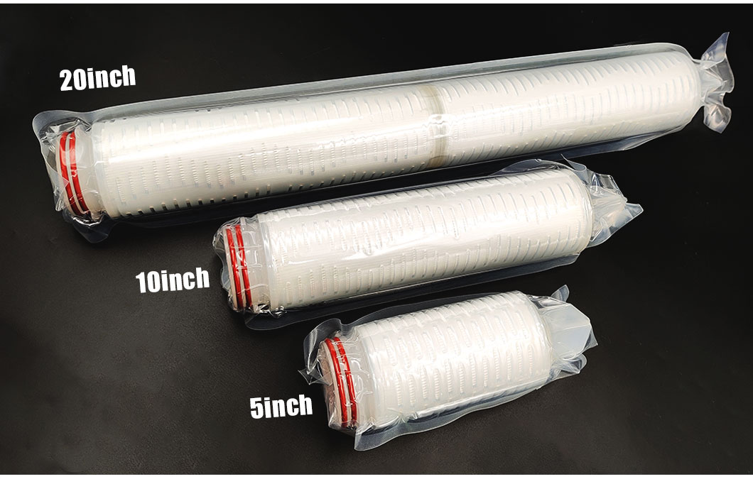 Pleated filter cartridges